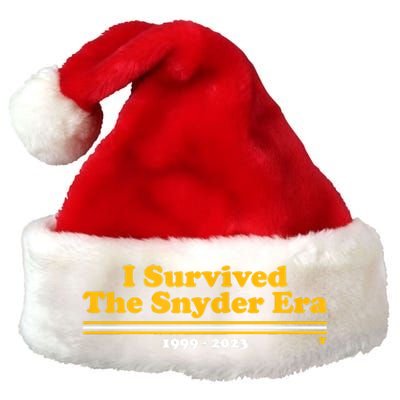 I Survived The Snyder Era Washington D.C. Football Premium Christmas Santa Hat