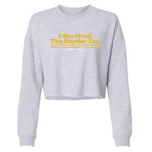 I Survived The Snyder Era Washington D.C. Football Cropped Pullover Crew