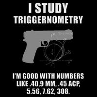 I Study Triggernometry Gun Pistol Funny Apron