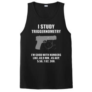 I Study Triggernometry Gun Pistol Funny PosiCharge Competitor Tank