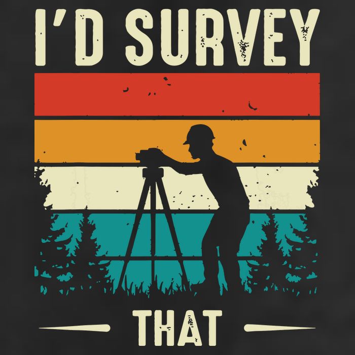 Id Survey That Retro Land Surveyor Cartographer Surveying Adult Drive Performance Visor