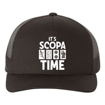 It's Scopa Time Nonna Nonno Italian Cards Game Scopa Player Premium Yupoong Adult 5-Panel Trucker Hat