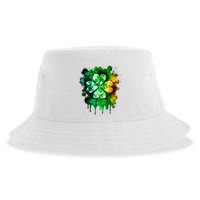 Irish Shamrock Tie Dye Happy St PatrickS Day Go Lucky Sustainable Bucket Hat