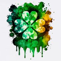 Irish Shamrock Tie Dye Happy St PatrickS Day Go Lucky Sustainable Bucket Hat
