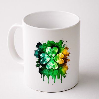 Irish Shamrock Tie Dye Happy St PatrickS Day Go Lucky Mug