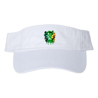 Irish Shamrock Tie Dye Happy St PatrickS Day Go Lucky Visor