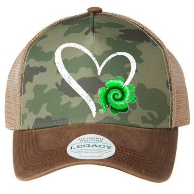 Irish Shamrock Tie Dye Happy St Patricks Day Go Lucky Gift Legacy Tie Dye Trucker Hat