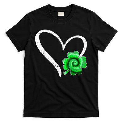 Irish Shamrock Tie Dye Happy St Patricks Day Go Lucky Gift T-Shirt