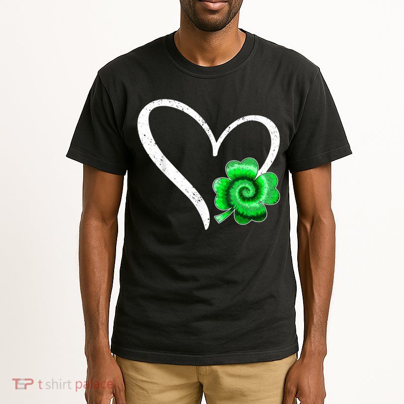 Irish Shamrock Tie Dye Happy St Patricks Day Go Lucky Gift Tall T-Shirt