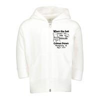 I Survived The Riverboat Brawl Alabama Funny Humorous Fight Toddler Zip Fleece Hoodie