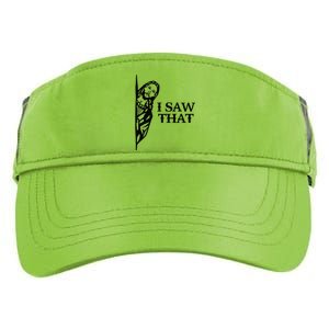 I Saw That Funny Jesus Christian Saying Quote For Adult Drive Performance Visor