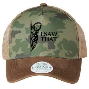 I Saw That Funny Jesus Christian Saying Quote For Legacy Tie Dye Trucker Hat