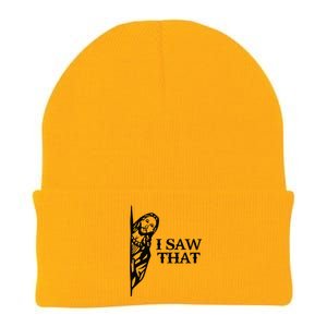 I Saw That Funny Jesus Christian Saying Quote For Knit Cap Winter Beanie