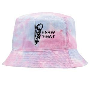 I Saw That Funny Jesus Christian Saying Quote For Tie-Dyed Bucket Hat