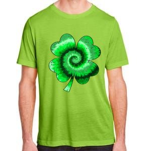 Irish Shamrock Tie Dye Happy St Patrick's Day Go Lucky Gift Adult ChromaSoft Performance T-Shirt