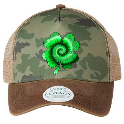 Irish Shamrock Tie Dye Happy St Patrick's Day Go Lucky Gift Legacy Tie Dye Trucker Hat