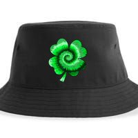 Irish Shamrock Tie Dye Happy St Patrick's Day Go Lucky Gift Sustainable Bucket Hat