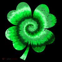 Irish Shamrock Tie Dye Happy St Patrick's Day Go Lucky Gift 7-Panel Snapback Hat