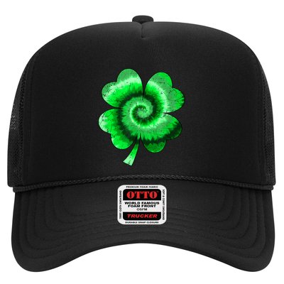 Irish Shamrock Tie Dye Happy St Patrick's Day Go Lucky Gift Trucker Hat