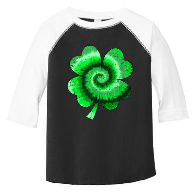 Irish Shamrock Tie Dye Happy St Patrick's Day Go Lucky Gift Toddler Fine Jersey T-Shirt