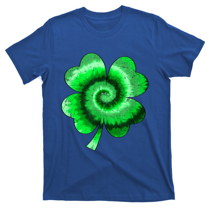 Irish Shamrock Tie Dye Happy St Patrick's Day Go Lucky Gift T-Shirt