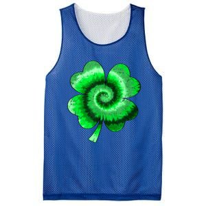 Irish Shamrock Tie Dye Happy St Patrick's Day Go Lucky Gift Mesh Reversible Basketball Jersey Tank