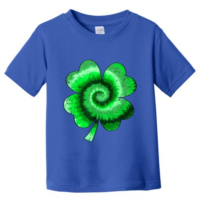 Irish Shamrock Tie Dye Happy St Patrick's Day Go Lucky Gift Toddler T-Shirt