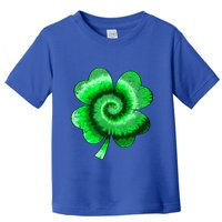 Irish Shamrock Tie Dye Happy St Patrick's Day Go Lucky Gift Toddler T-Shirt