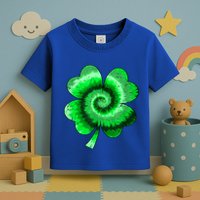 Irish Shamrock Tie Dye Happy St Patrick's Day Go Lucky Gift Toddler T-Shirt