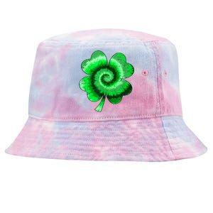 Irish Shamrock Tie Dye Happy St Patrick's Day Go Lucky Gift Tie-Dyed Bucket Hat