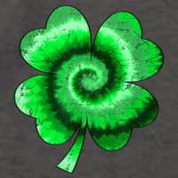 Irish Shamrock Tie Dye Happy St Patrick's Day Go Lucky Gift Vector Backpack