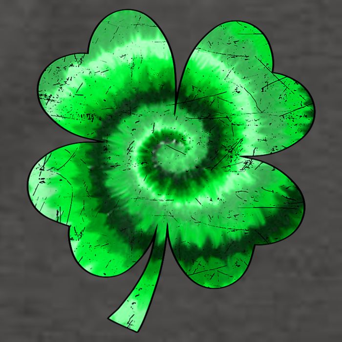 Irish Shamrock Tie Dye Happy St Patrick's Day Go Lucky Gift Vector Backpack
