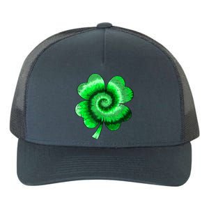 Irish Shamrock Tie Dye Happy St Patrick's Day Go Lucky Gift Yupoong Adult 5-Panel Trucker Hat