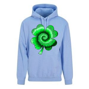 Irish Shamrock Tie Dye Happy St Patrick's Day Go Lucky Gift Unisex Surf Hoodie