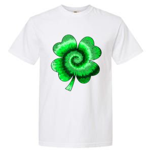 Irish Shamrock Tie Dye Happy St Patrick's Day Go Lucky Gift Garment-Dyed Heavyweight T-Shirt