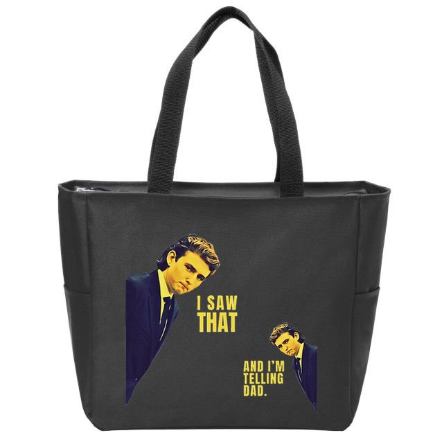 I Saw That Jesus Meme Barron And IM Telling Dad Trump Zip Tote Bag