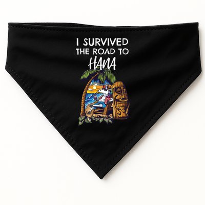 I Survived The Road To Hana Gift USA-Made Doggie Bandana