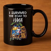I Survived The Road To Hana Gift 11oz C Handle Ceramic Mug