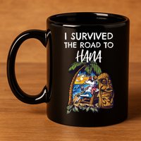 I Survived The Road To Hana Gift 11oz C Handle Ceramic Mug