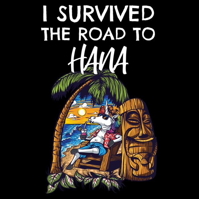 I Survived The Road To Hana Gift Flatbill Hat