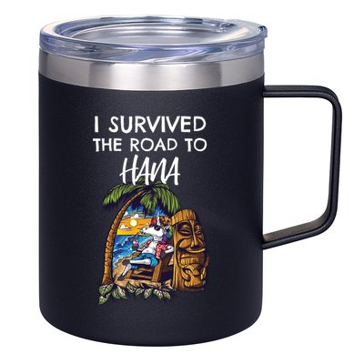 I Survived The Road To Hana Gift 12oz Stainless Steel Coffee Mug