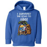 I Survived The Road To Hana Gift Toddler Hoodie