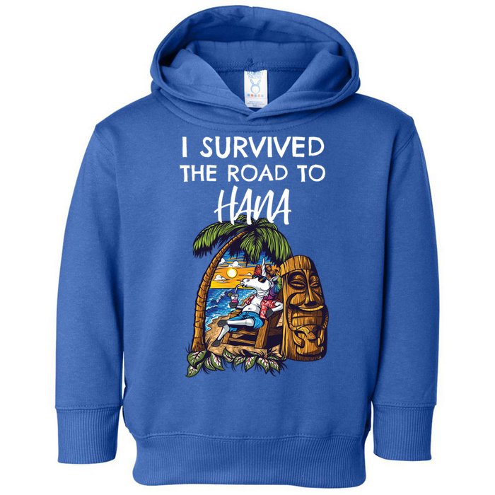 I Survived The Road To Hana Gift Toddler Hoodie