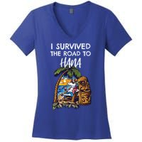 I Survived The Road To Hana Gift Women's V-Neck T-Shirt