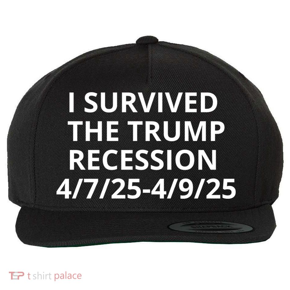 I Survived The Trump Recession 4-7-2025 4-9-2025 Wool Snapback Cap