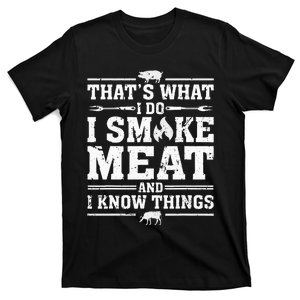 ID Smoke That Funny Meat Bbq Season Smoker & Grilling T-Shirt