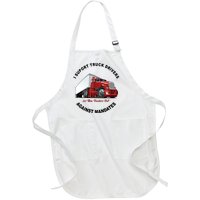 I Support Truck Drivers Against Mandates Let Them Truckers Roll Full-Length Apron With Pockets