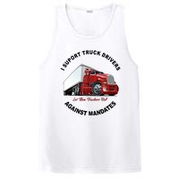 I Support Truck Drivers Against Mandates Let Them Truckers Roll PosiCharge Competitor Tank