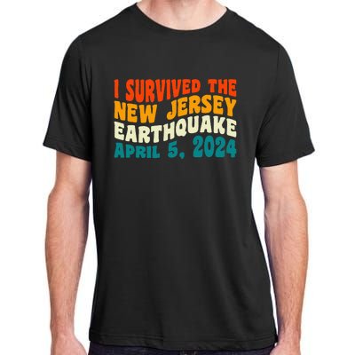 I Survived The New Jersey 4.8 Magnitude Earthquake Adult ChromaSoft Performance T-Shirt