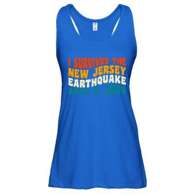 I Survived The New Jersey 4.8 Magnitude Earthquake Ladies Essential Flowy Tank